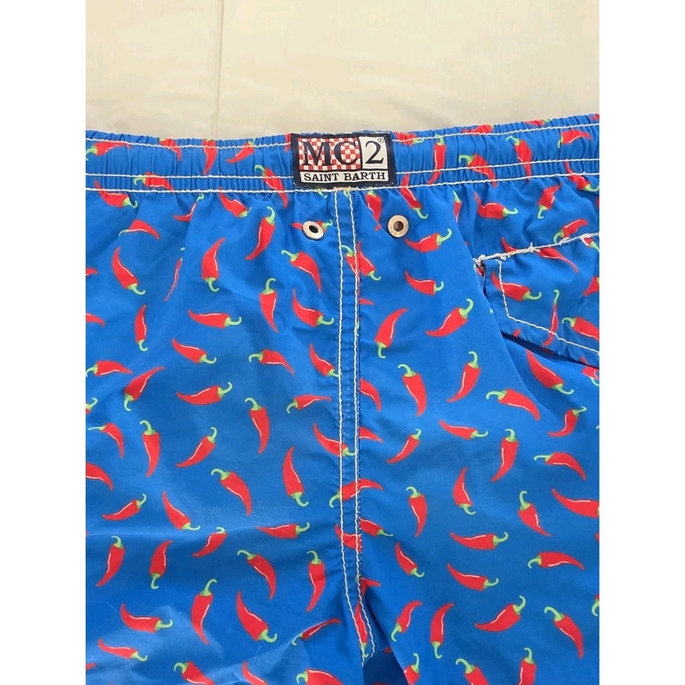 St. Barth MC2 Chilli Pepper Swim Trunks Size 8Y - Picture 3 of 5